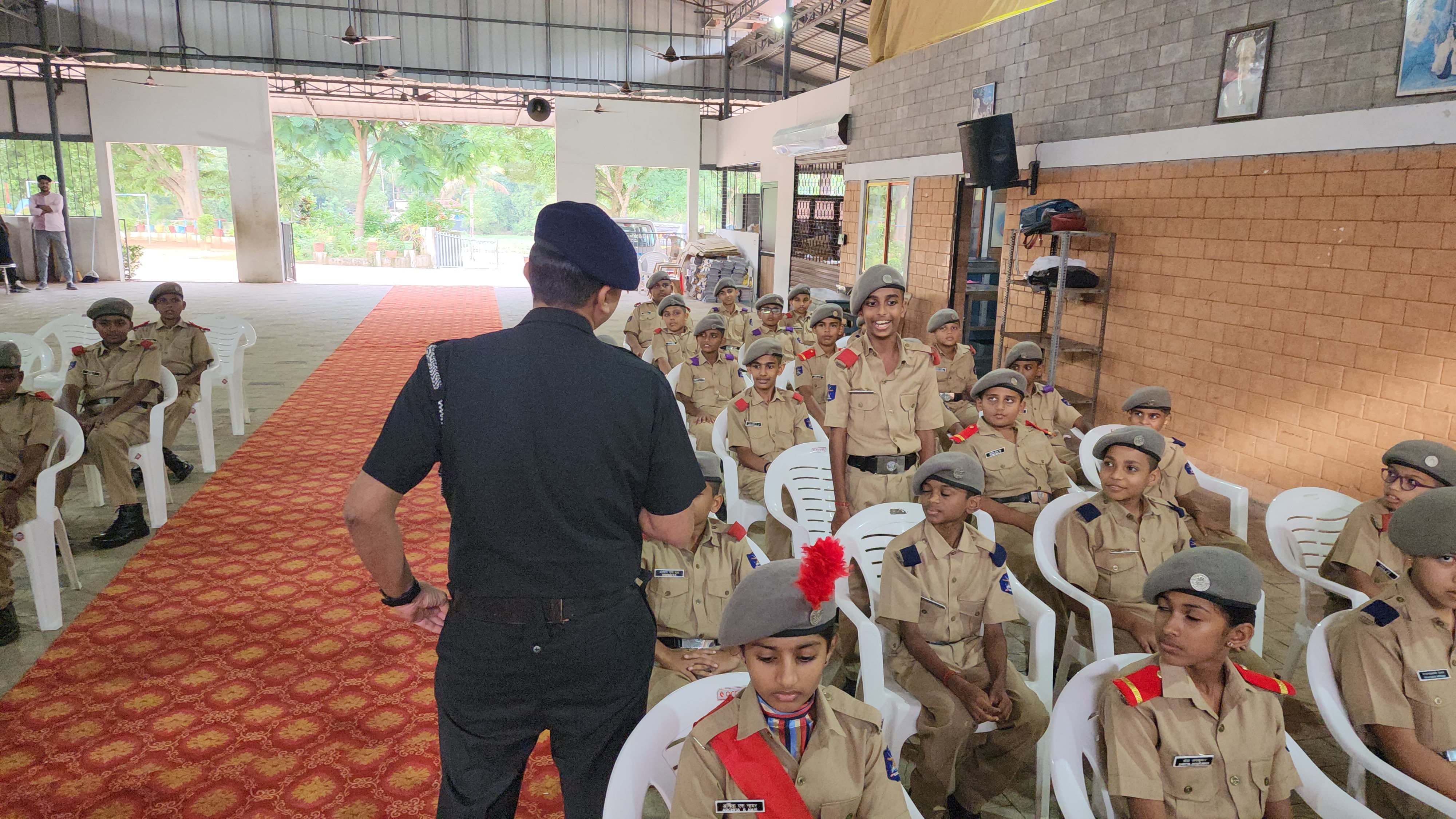 Leadership Summit — Visit By Mentor School Principal Col. Dhirendra Kumar — Vidyadhiraja Vidyapeetom Sainik School